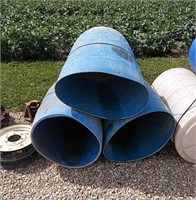 (3) Plastic Barrels