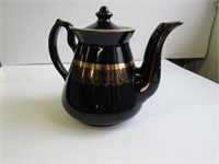 Teapot Hall Cobalt Blue with Gold 6 Cup