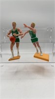 2 Vintage Larry Bird Plastic Figures-1989