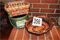 (3) Christmas Themed Baskets (Rm 8)