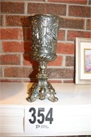 (11" Tall) Metal Vase Decor (Rm 8)