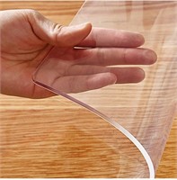 Rectangle Multi-Size 1.5mm Thick Clear PVC Table