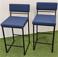 PAIR OF AMISCO EVERLY MODERN COUNTER STOOLS (3)