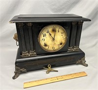 1913 William Lewis Gilbert 4 Column Mantel clock