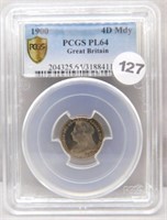 1900 Great Britain PCGS PL64 4D Mdy.