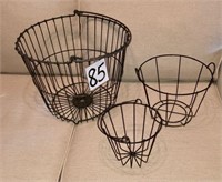Wire Basket Lot