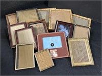 Assortment of Picture Frames Some Wood Framed
