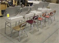 (5) Desks & (5) Childrens Chairs