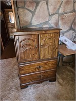 Two drawer cabinet style top desser