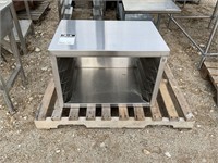 Stainless Steel Box Shelf With Trey Rack