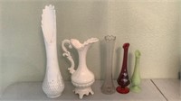 (5) Vintage Vases
