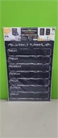 Set of 2 - Chalkboard Wall Stickers - approx