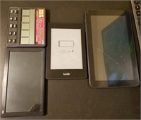 2 Tablets, Kindle & Draw Poker (No Power Cords)
