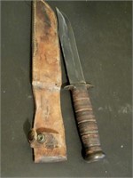 USMC KA-BAR Knife With Sheath