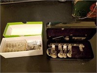 Vintage Singer Box With Accessories