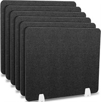 Black Desk Divider 20 x 24 Inch  6 Packs