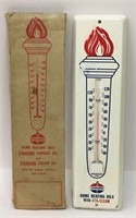 Standard Fuel Oils Advertising Thermometer