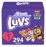 Luvs Diapers - Size 1, 294 Count, Paw Patrol