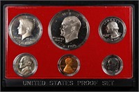 1976 United States Mint Proof Set 6 coins No Outer