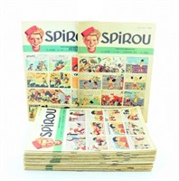 Journal de Spirou Lot de 43 fascicules (1949-1956)
