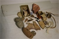 Flint Pieces & Pipe Stone