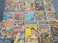 18 Silver Age Comics : 10¢ - 25¢ Sgt. Fury +