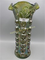 Millersburg green Rose Columns vase.