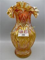 Millersburg marigold Mitered Ovals vase.