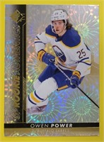 Owen Power 2022-23 SP Authentic Gold Patterened