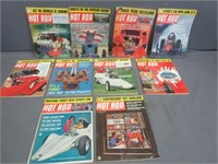 (10) 1964 Hot Rod Magazines