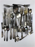 Antique Plated Flatware/ Silver Ware Lot