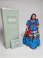 Porcelain Doll Lupita H: 7.5" with Box AVON Mexicn