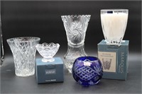 5 Pcs. Waterford Marquis, Godinger Cut Crystal++