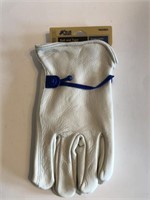 New Ball & Tape leather gloves, size medium