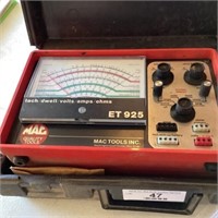 Mac Tester ET 925 tach/dwell/volts/amps/ohms