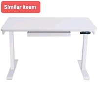 Automatic Standing desk with drawer white s2-02 (1