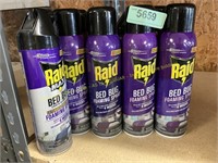 9ct.RAID bed bug foaming spray