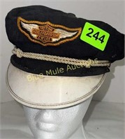 1940 - 1950 Woman’s Harley Davidson visor 6 1/2