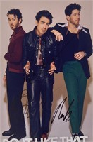 Autograph COA Jonas Brothers Photo