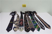 Ties - Jerry Garcia, Elvis, Stooges, Pink Floyd