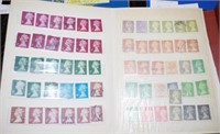 Five albums of world stamps