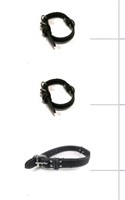 Leather Collar Black 3/4 x 18”