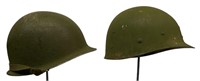 WWII Front Seam Swivel Bale M1 Helmet w/ Liner