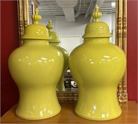 Pair Williamsburg Beaufort 28" Ginger Jars