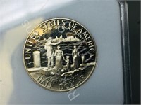 USA- 1986-s  Liberty half dollar