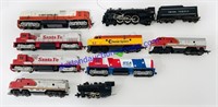 Lot of (9) HO Scale Train Engines