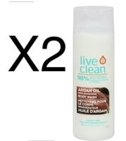 X2 LIVE CLEAN - Argan Oil replenishing Body Wash
