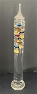 Glass Galileo Thermometer, 17"