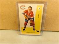 1959-60 Parkhurst Tom Johnson #10 Hockey Card