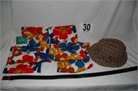 70's Flower Child Pants (with Tags) Stetson Hat,